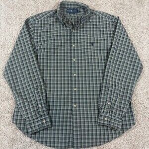 Polo Ralph Lauren Classic Fit Plaid Button Down Shirt Men’s XL Long Sleeve EUC